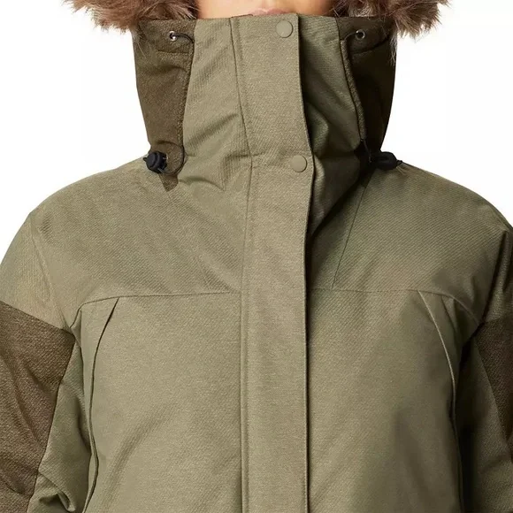 Columbia Women's Olive and Brown Ski Jacket - Picture 4 of 10